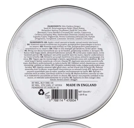 Бальзам для бороди DapperDan Beard Balm 50ml