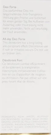 Кульковий дезодорант - антиперспірант All-Day Deo Forte