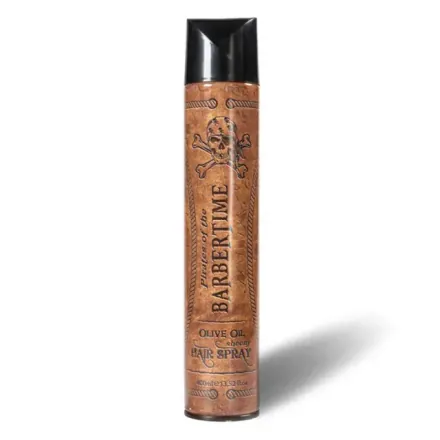 Фото товару: Спрей для укладання волосся з оливковою олією Barbertime Hair Spray Shine Olive Oil 400 мл