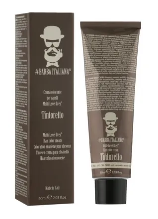 Крем-фарба для волосся Barba Italiana Tintoretto Multi Level Grey Hair Color Cream nr.6 60 мл