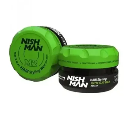 Фото товару: Глина для укладання волосся Nishman Hair Matte Clay M2 30ml
