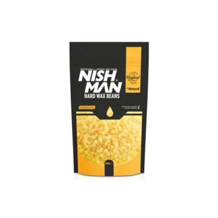 Фото товару: Віск для депіляції Nishman Hard Wax Beans Natural 500gр