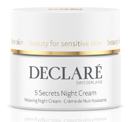 Заспокійливий нічний крем "5 секретів"
