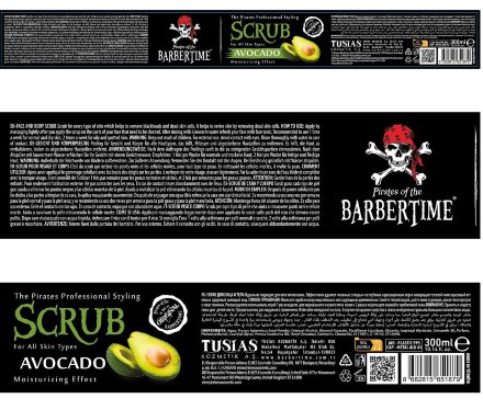 Скраб Barbertime Scrub Avocado 300 мл