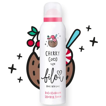 Фото товару: Пінка для душу Bilou Cherry Coco  200 мл