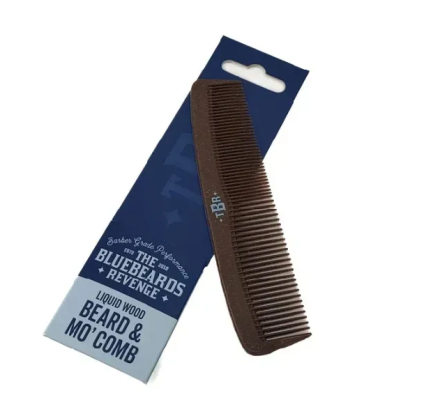 Фото товару: Гребінець для бороди The BlueBeards Revenge Liquid Wood Beard and Mo' Comb