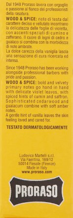 Одеколон Proraso Cologne WS 100ML