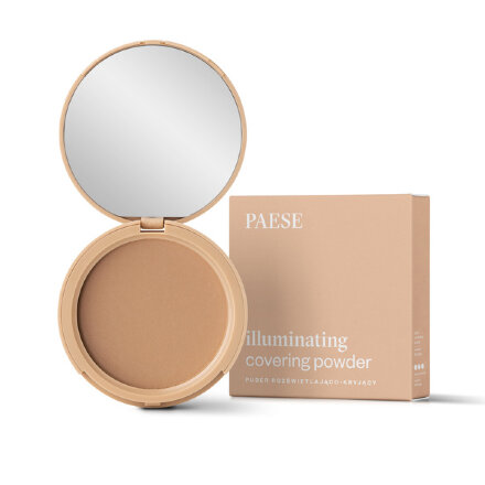 Фото товару: Компактна пудра тонуюча ILLUMINATING POWDER PAESE (9g) - (4C) tanned