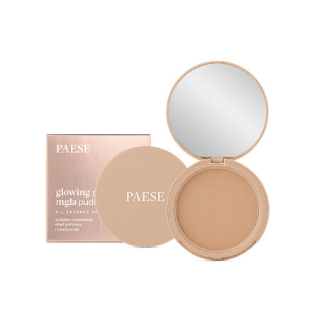 Фото товару: Компактна пудра перламутрова GLOWING POWDER MGLA PAESE (10g) - (13) golden beige