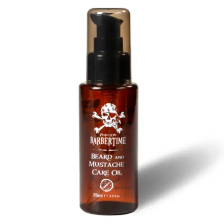 Фото товару: Олія для догляду за бородою та вусами Barbertime Beard & Mustache Care Oil 75 мл