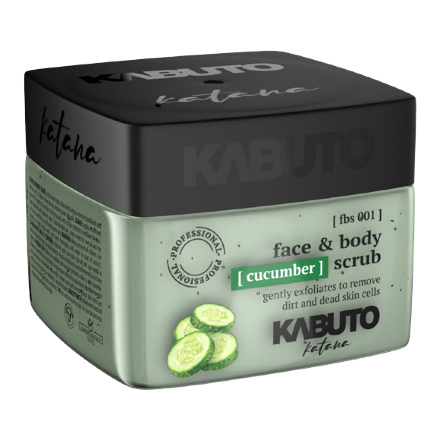 Скраб для обличчя та тіла Kabuto Face&body Scrub Cucumber 240 ml
