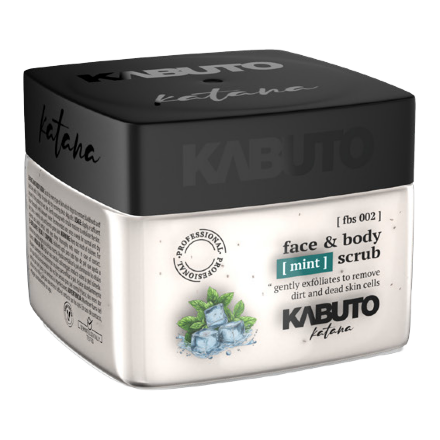 Скраб для обличчя та тіла Kabuto Face&body Scrub Mint 240 ml