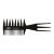 Гребінець для волосся Kabuto Hair Comb 034