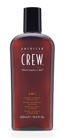 Засіб 3-в-1 American Crew для догляду за волоссям та тілом 250 мл