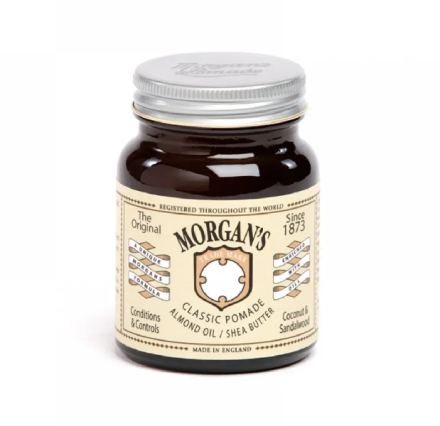 Фото товару: Класична помада з мигдальною олією/маслом ши Morgans Classic Pomade Almond Oil/Shea Butter 100г