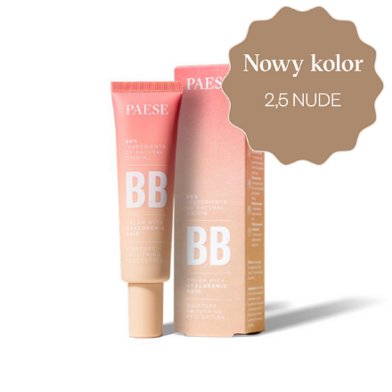 Фото товару: Тональний крем BB CREAM HYALURONIC ACID PAESE (30ml) - (2,5) Nude