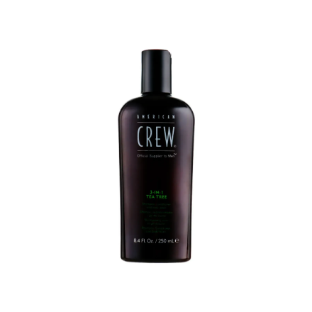 Фото товару: Шампунь American Crew 3 IN 1 Tea Tree Shampoo 0.25l