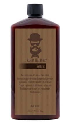 Зволожувальний шампунь та гель для душу Barba Italiana Nettuno Shampoo And Shower Gel 400 мл