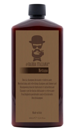 Зволожувальний шампунь та гель для душу Barba Italiana Nettuno Shampoo And Shower Gel 400 мл