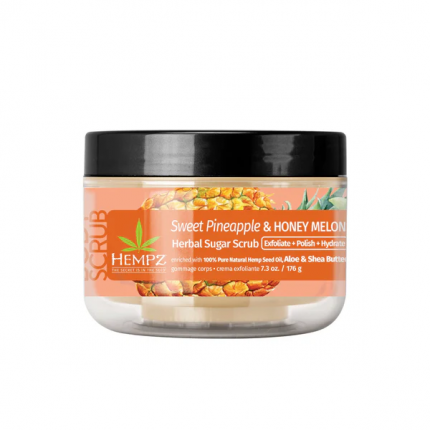 Фото товару: Цукровий скраб для тіла "Солодкий Ананас-Медова Диня" / Sweet Pineapple & Honey Melon Herbal Sugar Scrub