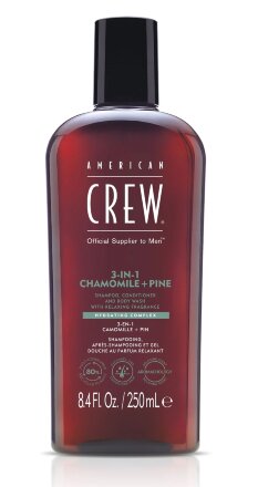 Шампунь American Crew Relaxing Shampoo, Conditioner and Body wash 250мл