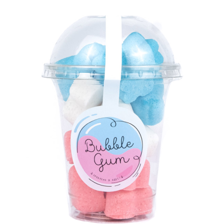 Фото товару: Бомбочки в стакані Bubble Gum, 300 г