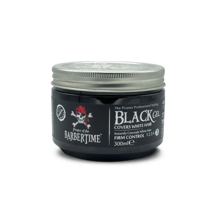 Фото товару: Гель для укладання волосся Barbertime Hair Gel Black 300 мл