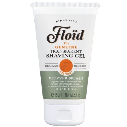 Прозорий гель для гоління Floid Shaving Gel Vetyver Splash 150мл