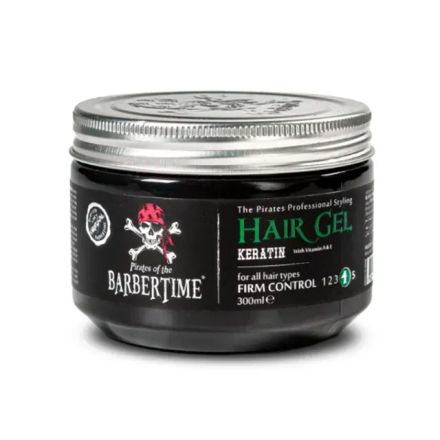 Фото товару: Гель для укладання волосся Barbertime Hair Gel Keratin 300 мл