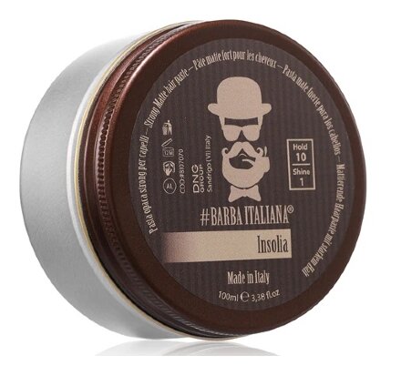 Матова паста для волосся сильної фіксації Barba Italiana INSOLIA 100 мл