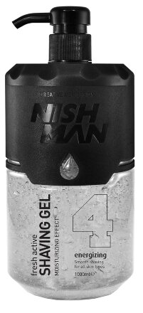 Гель для гоління Nishman Shaving Gel No.4 Fresh Active 1000ml