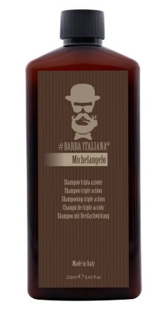 Тривалентний шампунь потрійної дії Michelangelo Barba Italiana 250 мл