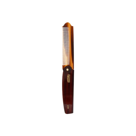 Фото товару: Гребінь Uppercut Deluxe CT7 Tortoise Flip Comb