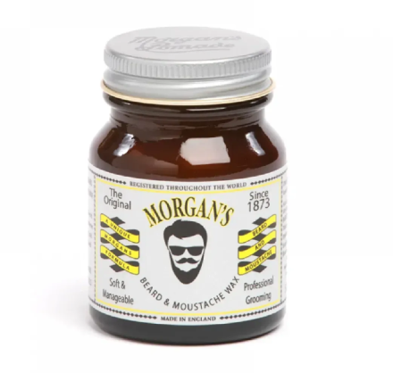Фото товару: Віск для бороди та вус Morgans Beard & Moustache Wax 50г