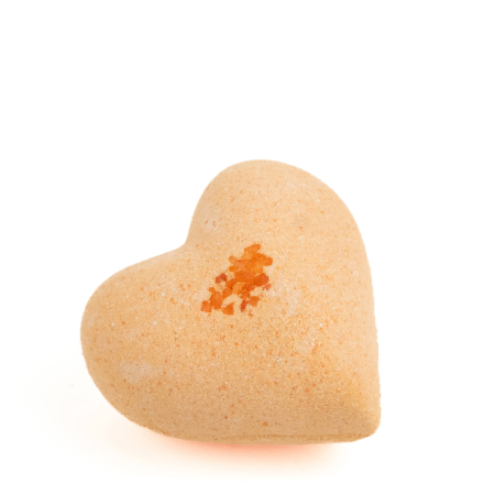 Фото товару: Бомбочка-серце для ванни Orange Romantic, 150 г