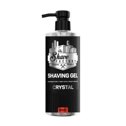 Фото товару: Гель для гоління The Shaving Factory Shaving Gel CRYSTAL 1000 мл
