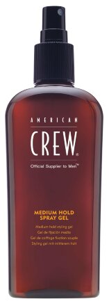 Спрей-гель для укладання American Crew Medium Hold Spray Gel 250ml