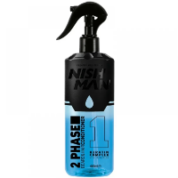 Кондиціонер 2-х фазний для волосся та бороди Nishman Beard & Hair Conditioner Keratin Complex 400 мл