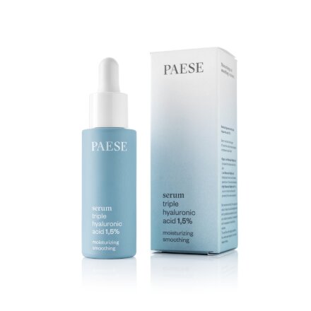 Фото товару: Сироватка для обличчя TRIPLE HYALURONIC ACID 1,5% SERUM PAESE (30ml)