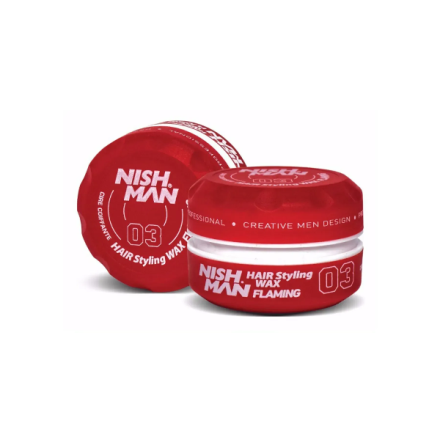 Фото товару: Віск для укладання Nishman Hair Styling Wax 03 Flaming 150 мл