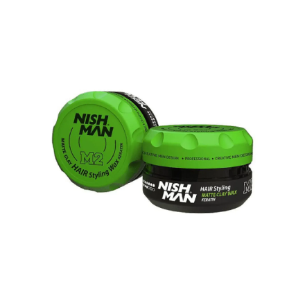 Фото товару: Глина для укладання Nishman Hair Matte Clay M2 100ml