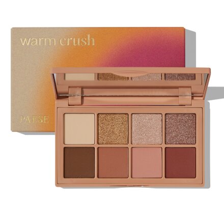 Фото товару: Професійна Палітра тіней для повік Eyeshadows Palette Warm Crush Paese 11g (8in1)