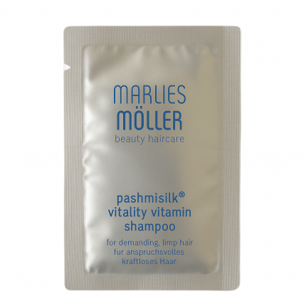 Фото товару: Вітамінний шампунь для ослабленого волосся / PASHMISILK VITALITY VITAMIN SHAMPOO (Пробник)