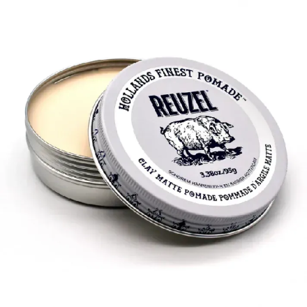 Фото товару: Помада для волосся  Reuzel Clay Matte Pomade 95 г